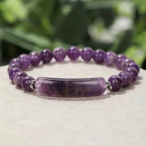Amethyst Healing Energy Bracelet - Picture 1 of 2